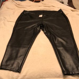 Brand new Lane Bryant pleather leggings